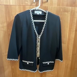 Black St. John’s Collection Jacket (size 8)